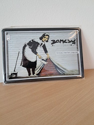 Blechschild banksy style - banksy,