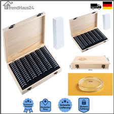 Holz Münzsammlung 100 Stück