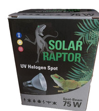 SOLAR RAPTOR UV Halogen Spot - Wärmestrahler für Terrarien (75 Watt)