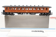 Märklin 4270 schwedischer Personenwagen 3. Kl Holzbauweise der SJ H0 in OVP #G3