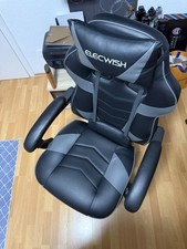 Gaming Stuhl Chair Puluomis mit USB Massage Funktion Fußstütze Max 150kg