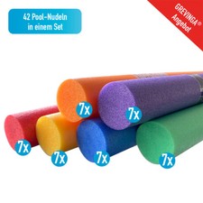 42x poolnudeln 160cm - 42x,