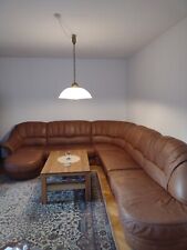 Ledercouch Rundecke Longlife Leder braun