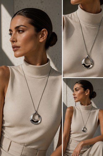 Lange damenmodekette vers - lange, 83