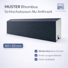 MUSTER Rhombus Sichtschutzzaun