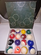 Pool Billard Kugeln Kugelset Pool 38 mm Kugelsatz Sondergröße für Hobbytische