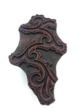 Holz Druckstock Handarbeit