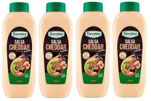 Develey salsa cheddar sauce - 4x,