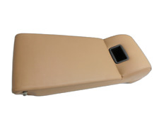 Armlehne Mittelarmlehne Auflage mit Becherhalter für Rücksitzbank Leder Natur...