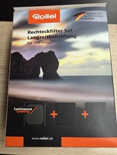 Rollei Rechteckfilter-Set 100 mm – ND8, ND64, ND1000 + Halter + Etuis