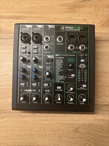 Mackie profx6v3 mixer - mackie,