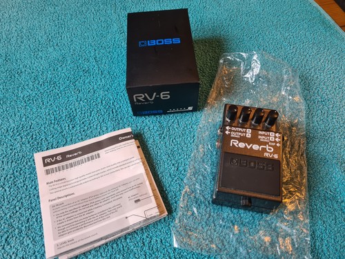 Boss reverb pedal wenig - rv-6,