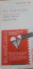 Ihr Fahrplan ICE 881 "Albrecht