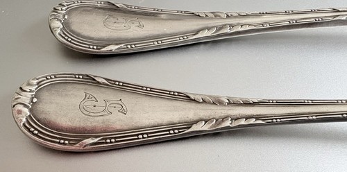 Messer gabel jugendstil - messer, antik