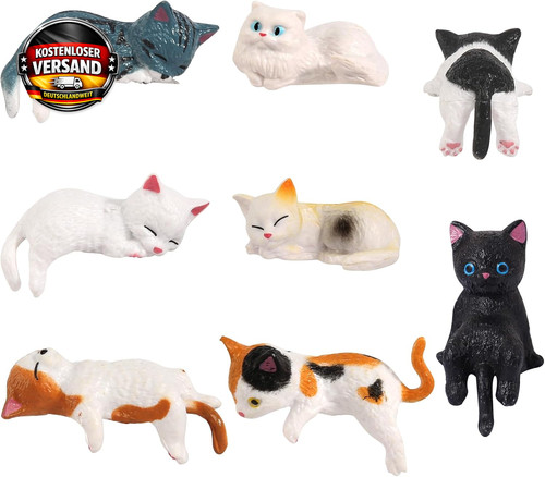 Mini katzen figuren set deko - mini,