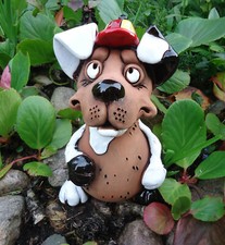 Keramik Hund *Beagle mit Base