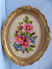 25529. Gobelinbild Blumen