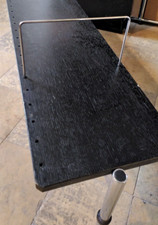 * USM Haller Metall Chrom Buchstütze * Bügel für Schreibtisch Aufsatz * Ablage *