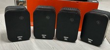 4x JBL Control One 2-Wege Kompakt Lautsprecher, Speaker Boxen, Halter, Schwarz