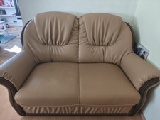 Rustikale Ledercouch