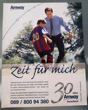 30 Jahre Amway in Deutschland Zeit für mich Werbeanzeige Werbung 2005