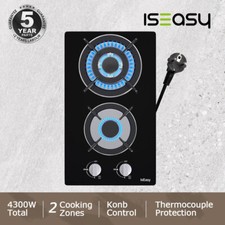 Gaskocher 2 flammig 4,3 KW