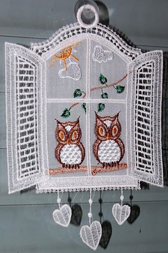 Plauener spitze fensterbild - spitze,