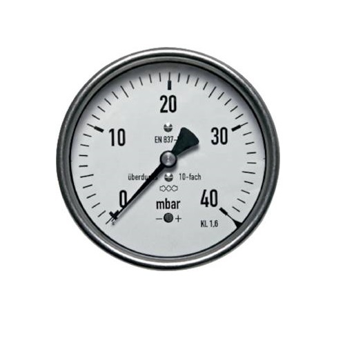 Manometer mit kapselfeder - mit,
