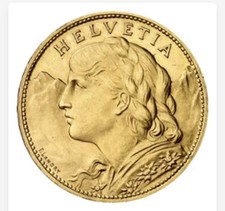 20 Franken Schweizer Vreneli