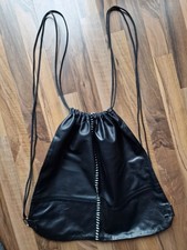 Echtleder-Turnbeutel Rucksack