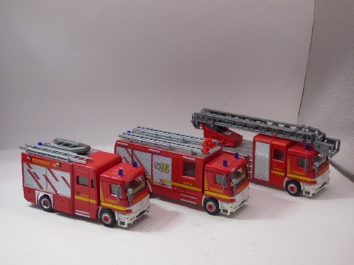 Schuco 3x feuerwehr - 1:72,