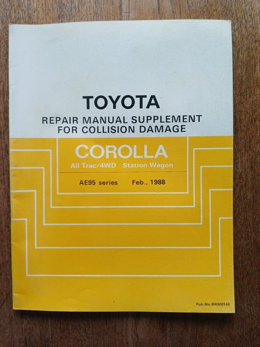Toyota corolla 4wd wagon - corolla,