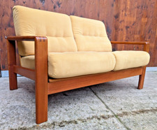 Designer teak sofa 60s vintage - designer,