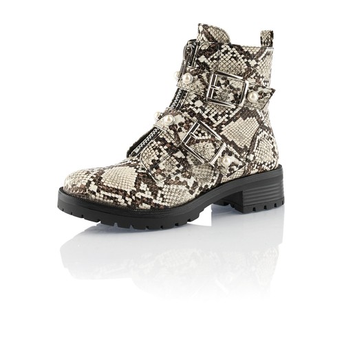 Neu damen biker boots - biker,