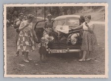 Reise Auto FORD Taunus Buckeltaunus Kennzeichen SHA - Altes Foto 1960