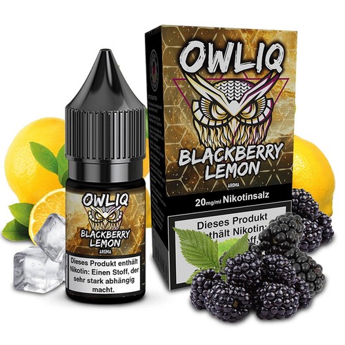 Owliq blackberry lemon nicsalt - blackberry,
