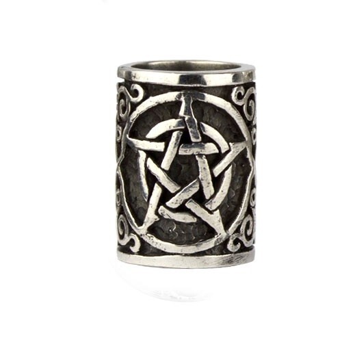 Bartperle haarperle pentagram - haarperle,