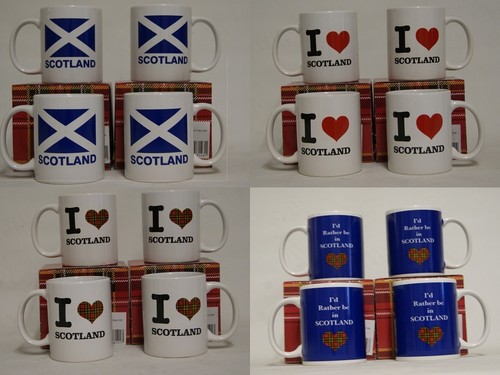 4er set schottland tassen - 4er,