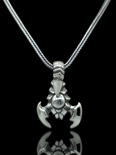 Silber skorpion kette - silber,