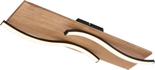 Led deckenleuchte frame holz - led, frame,