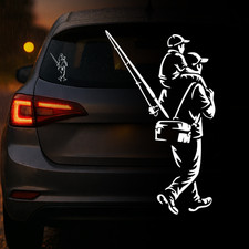 Auto Aufkleber | Angler  Vater