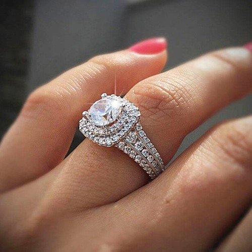 20kt doppelt halo diamant - 4,20kt,