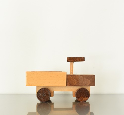 Vintage holzspielzeug auto lkw - vintage,