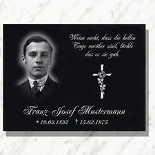 Granit Grabstein, Grabplatte