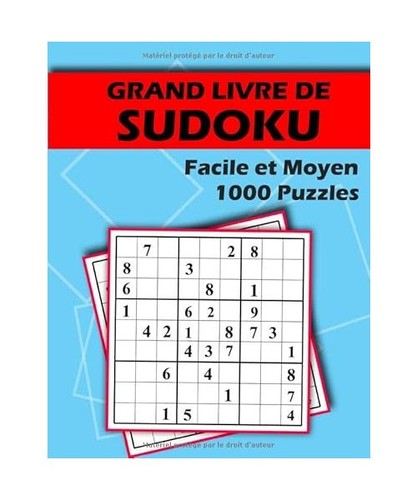 Grand livre sudoku 1000 - grand,