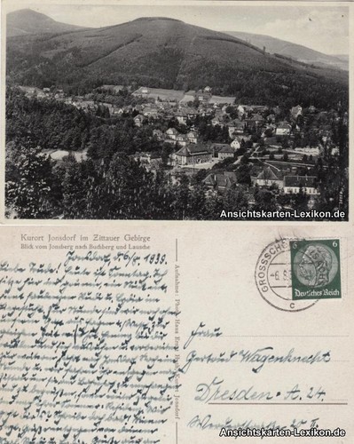 Ansichtskarte jonsdorf blick - jonsdorf,