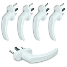 5x Fenstergriff Weiß Set –