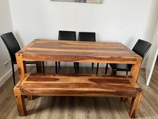 KARE Esstisch mit 4 Stühlen und Sitzbank 