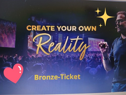 Bronze ticket create your - "create, own