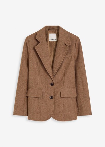 Blazer mit fischgratmuster und - blazer,